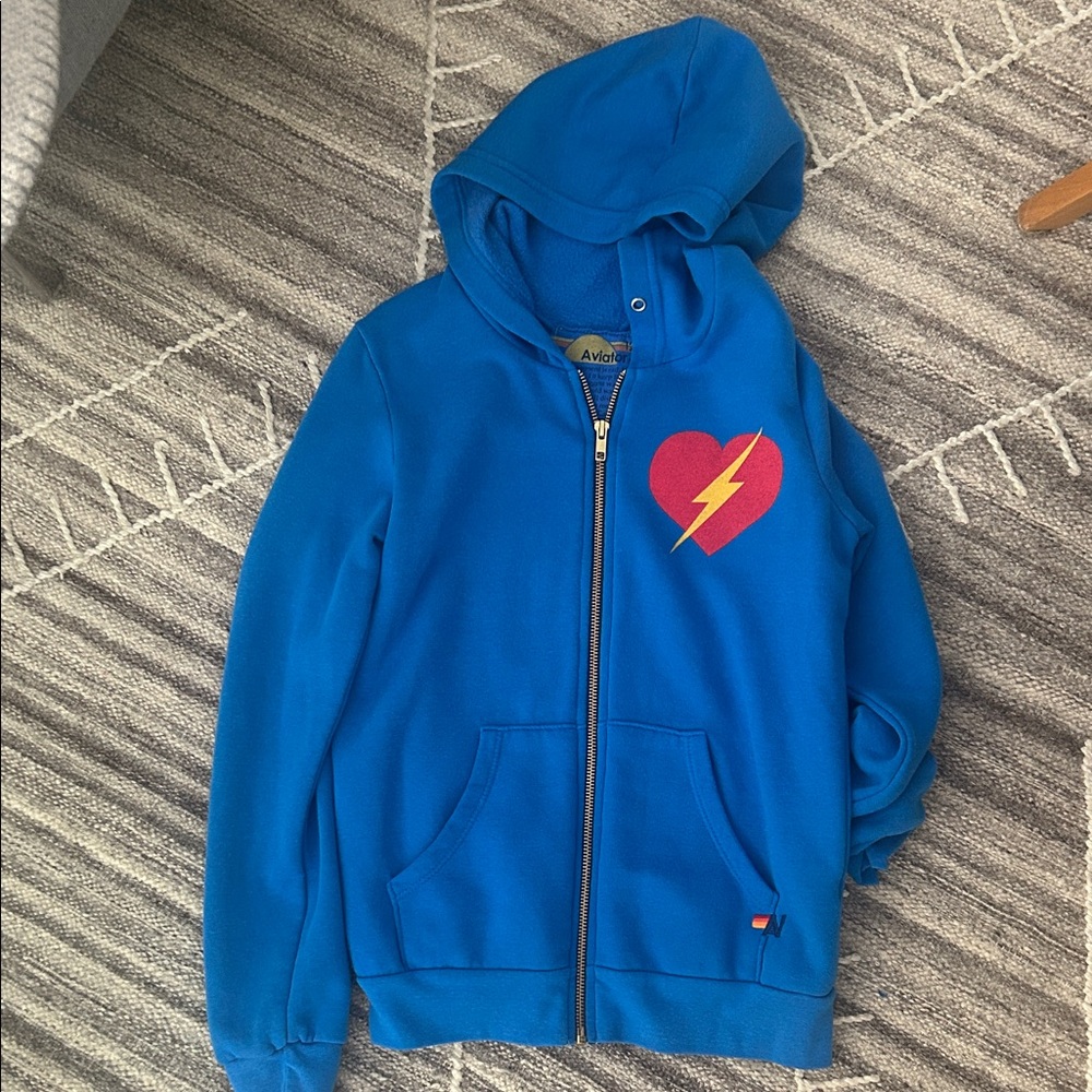 Kids Aviator Nation Blue Hoodie